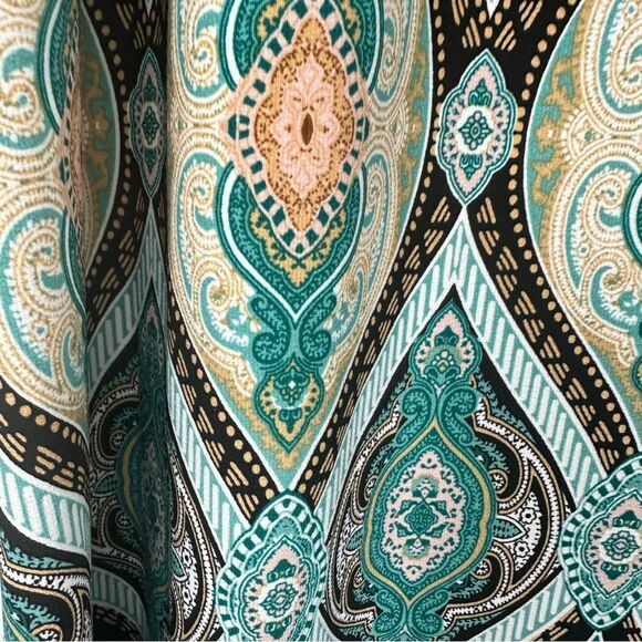 Chico's Size 0 ( Small 4-6 ) Multicolor Elastic Waist Pull-On Maxi Skirt - Picture 7 of 8